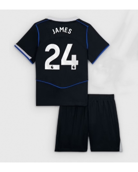 Billige Fotballdrakt Chelsea Reece James #24 Replika Tredjedraktsett Barn 2025-26 Kortermet (med bukser)